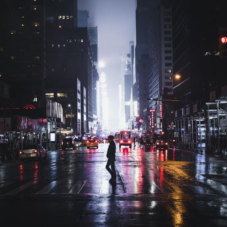 City skyline in Paris, France
